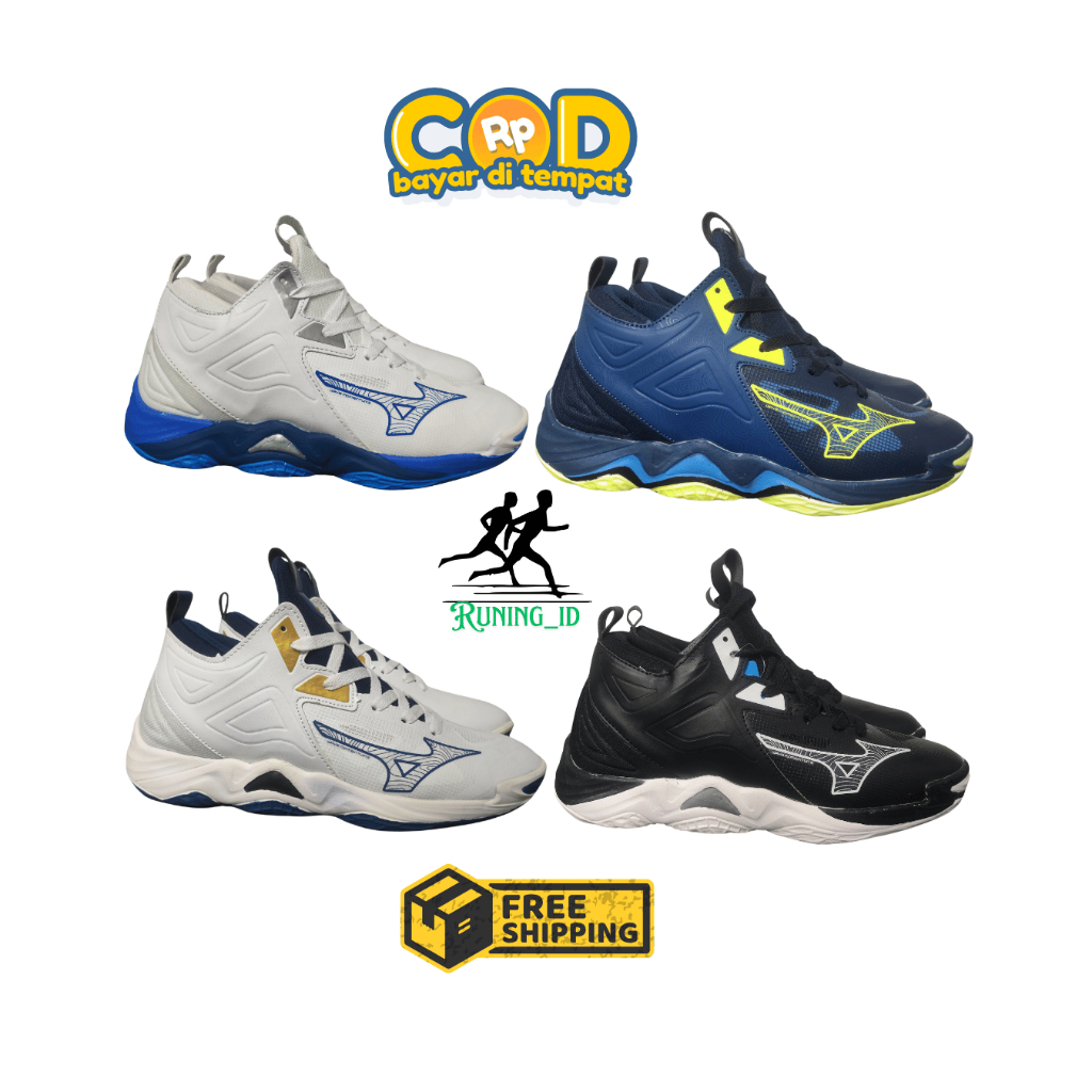 รองเท้าวอลเลย์บอลผู้ชาย Mizuno Wave Momentum 3 | รองเท้าวอลเลย์บอลชาย ไซส์ 39-43