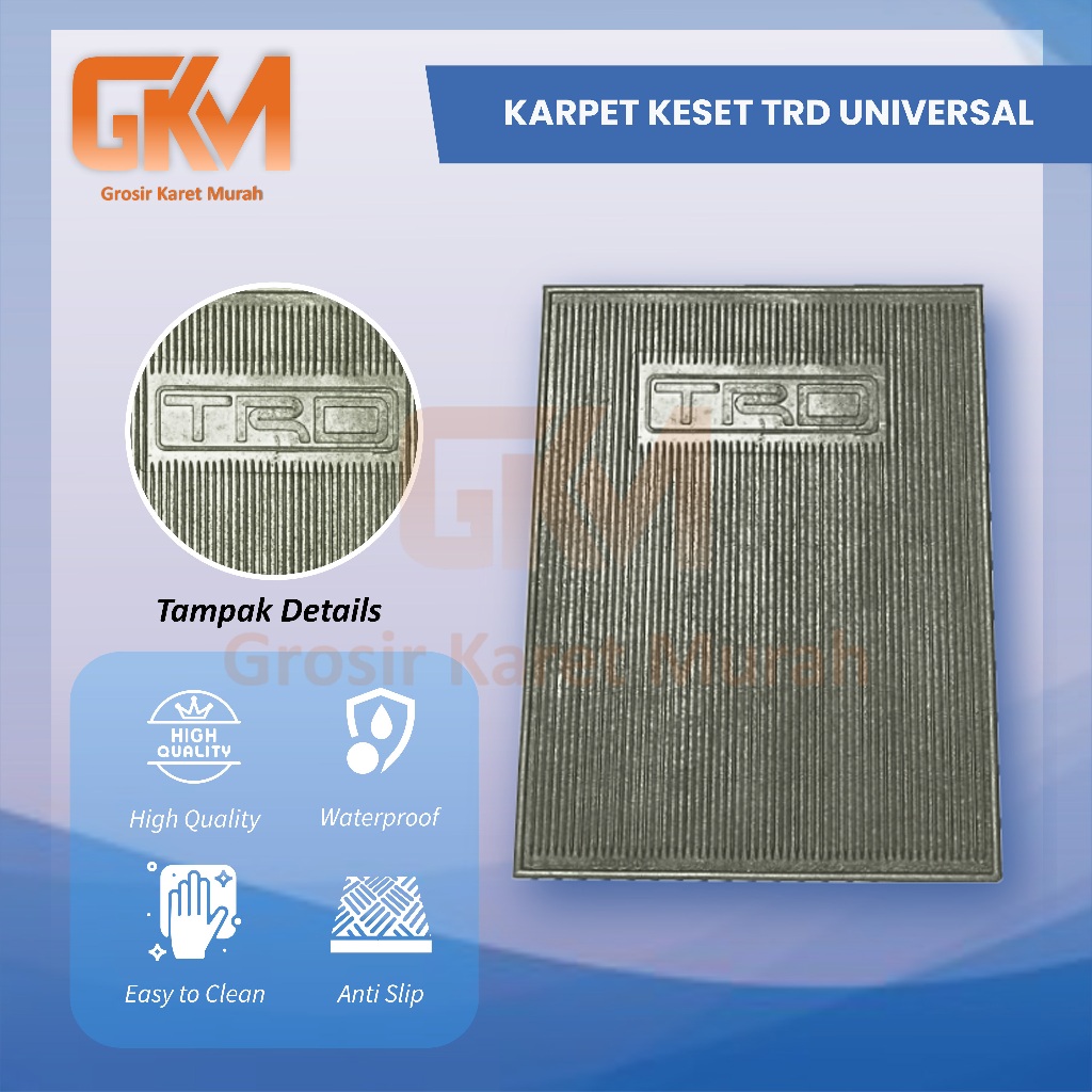 TRD Universal Car Mat / Rubber Car Mat
