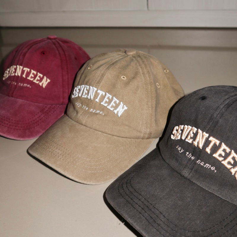 SEVENTEEN Say The Name Cap | SEVENTEEN BASEBALL CAP Merch หมวก KPOP