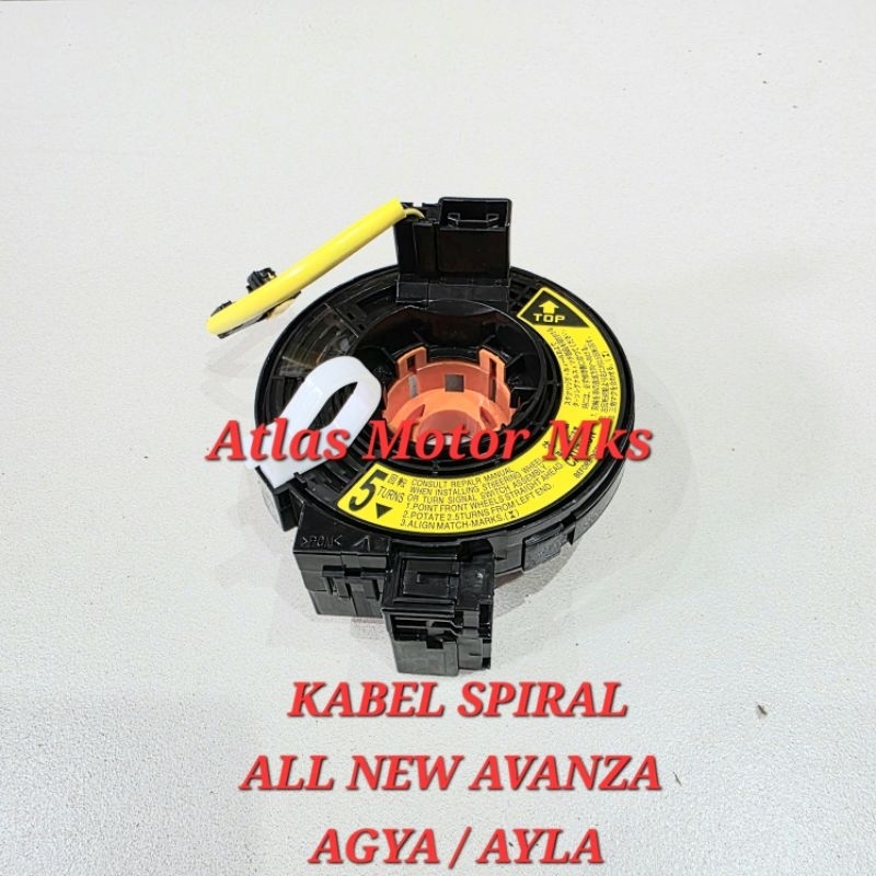 [1PC] FLEXIBLE STEERING CABLE SPIRAL HORN CABLE TOYOTA ALL NEW AVANZA / ALL NEW XENIA / AGYA / AYLA 