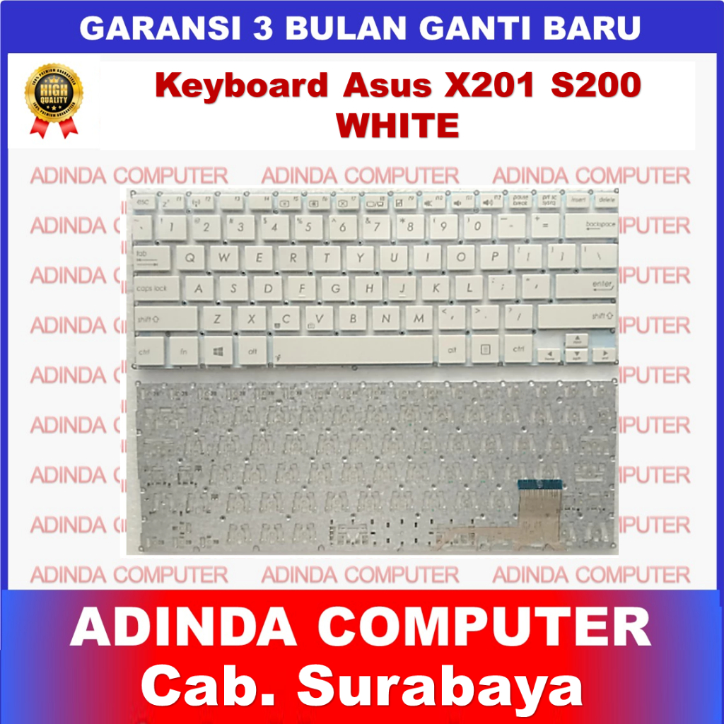 คีย์บอร์ด Asus X201 S200L S200L3217E X201E