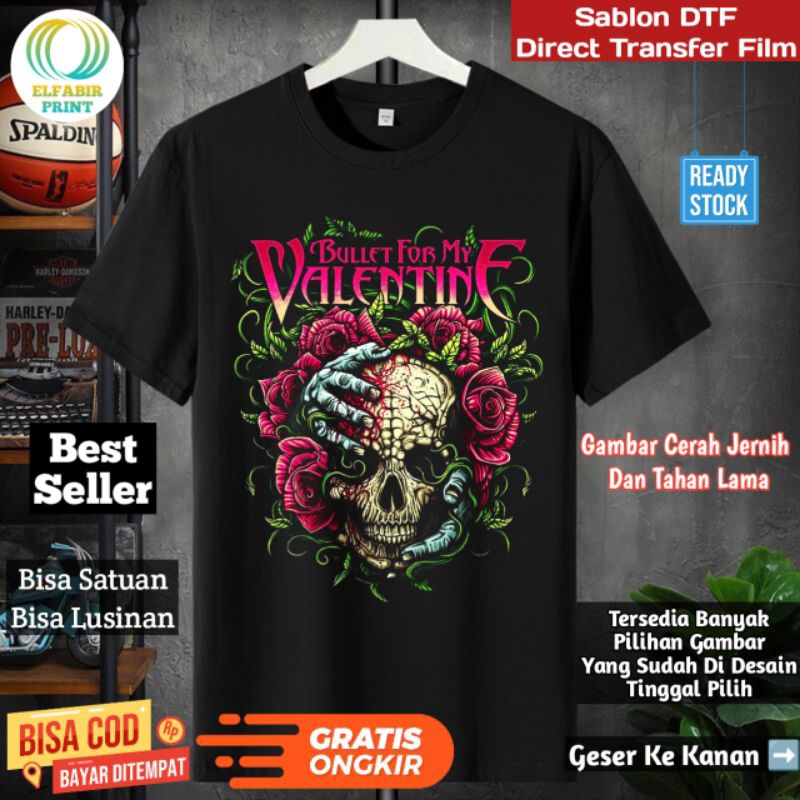 Dtf Iron-on Screen Printing Sticker West Band Image 4 ขนาด A3 A4 A5 A6 A7 Just Stick It On หรือกด
