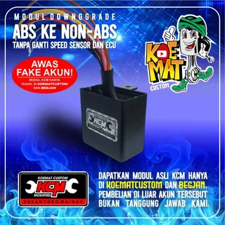 YAMAHA ABS TO NON-ABS GRADE DOWN MODULE พิเศษสําหรับ XMAX, NMAX, AEROX และ R25, DAMAGED ABS REPLACEMENT (Custom / KCM)