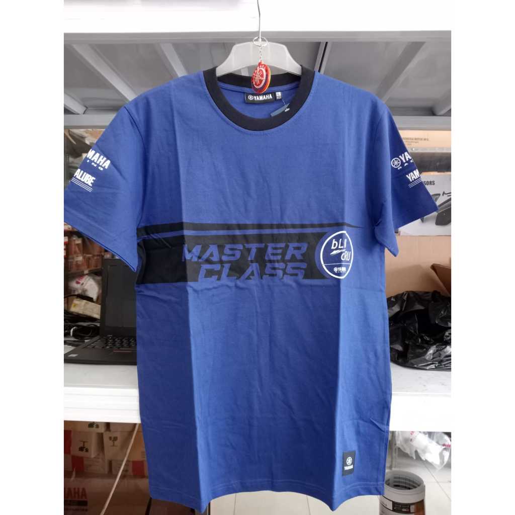 เสื้อยืด YAMAHA BLUE ORIGINAL BLUCRU 01 BLUE SIZE L YAB-CTS01-BE-0L