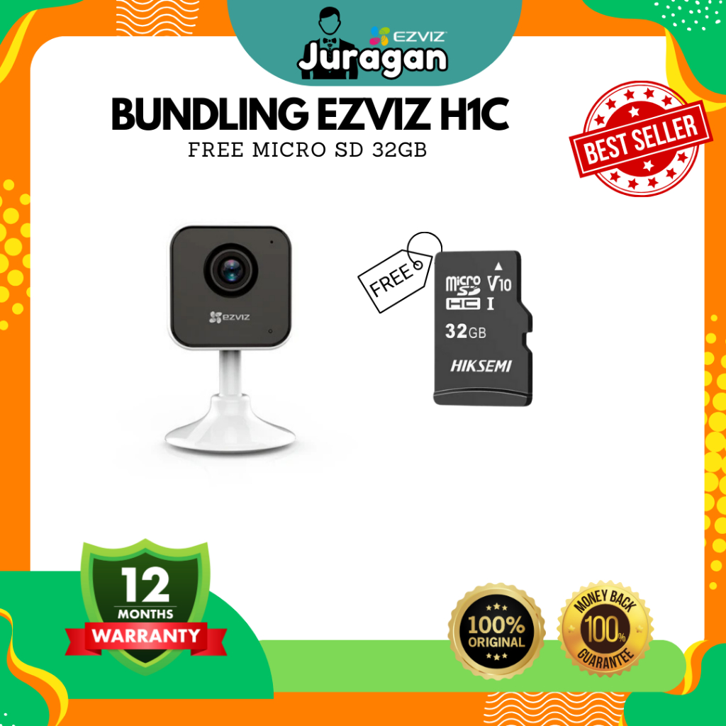 EZVIZ H1C 2MP - แถมฟรี MMC HIKSEMI 32GB
