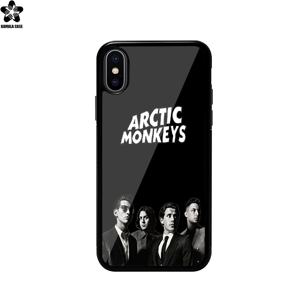 KAMALA CASE GLOSSY PREMIUM ARCTIC MONKEYS BAND MOTIF สําหรับ IPHONE XR XS XS MAX X TYPE - COOL CASE 