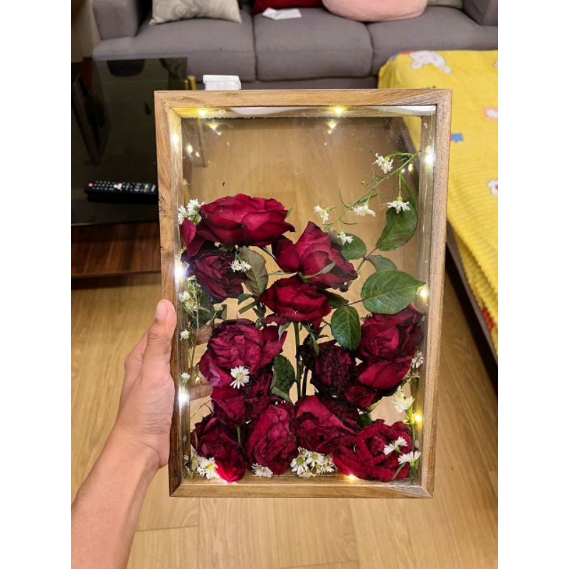 FLOWER FRAME POUQUET PHOTO FRAME WOODEN FRAME PICKEN FRAME