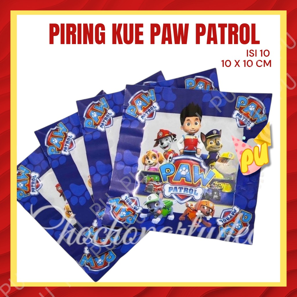 จานเค้ก PAW PATROL / จานเค้กวันเกิด PAW PATROL