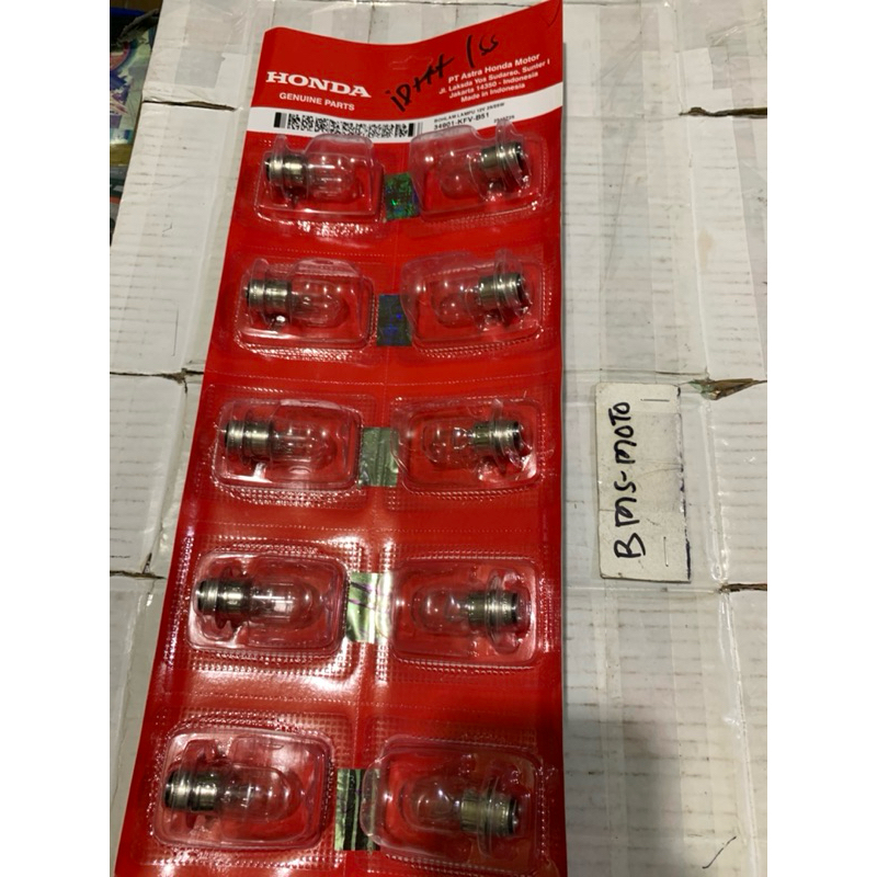 ต้นฉบับ HONDA AHM K1 12V 25W รถจักรยานยนต์ไฟหน้าหลอดไฟ 34901-KFV-B51 เดิม AHM