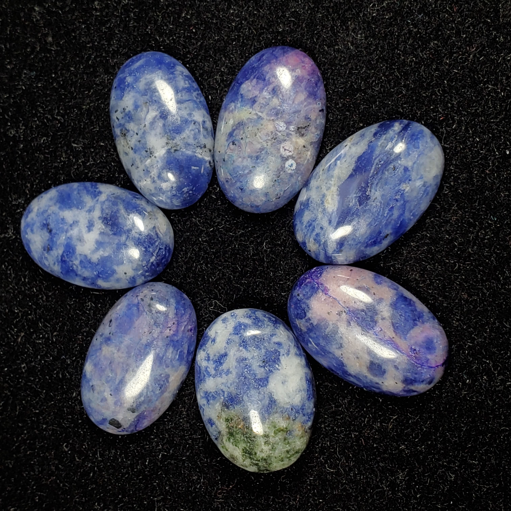 Chabocon Sodalite Loose Stone 3g – Natural – Certified – Blue – เกรด A (สุ่ม)