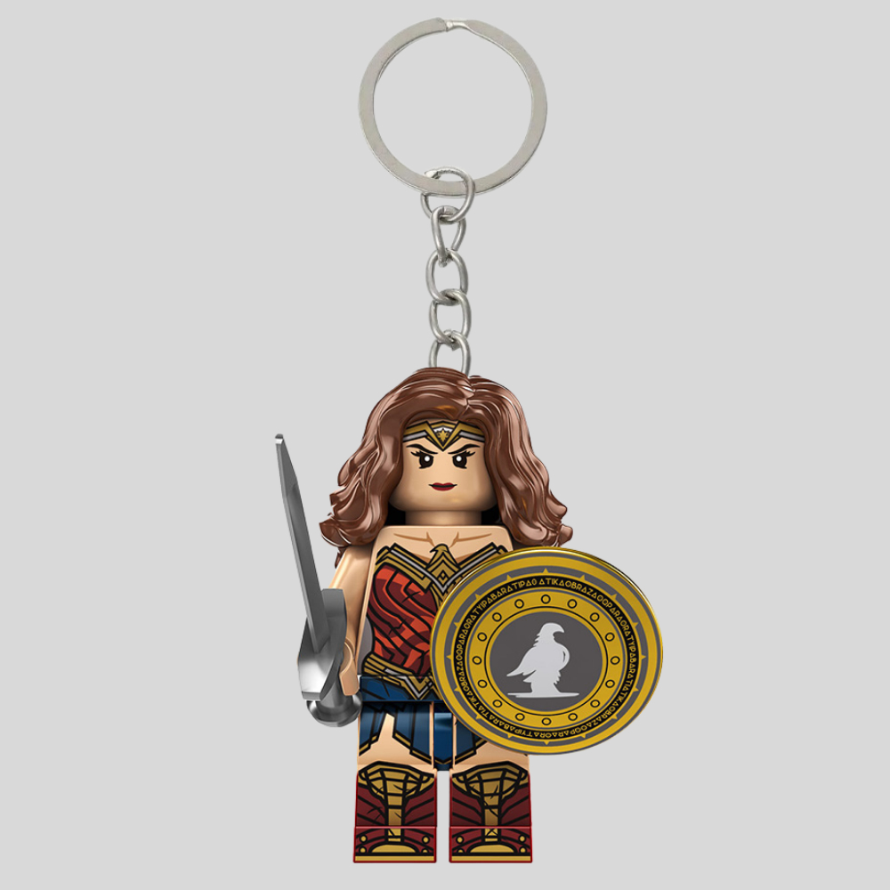 GANTUNGAN Wonder Woman LEGO พวงกุญแจ | พวงกุญแจ LEGO Wonder Woman | ซีรีส์ดีซี