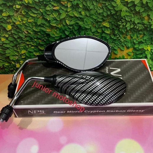 CODE B74A X1 Chrome คาร์บอนมันและโครเมียม Original yamaha X1 mirror Original thailand