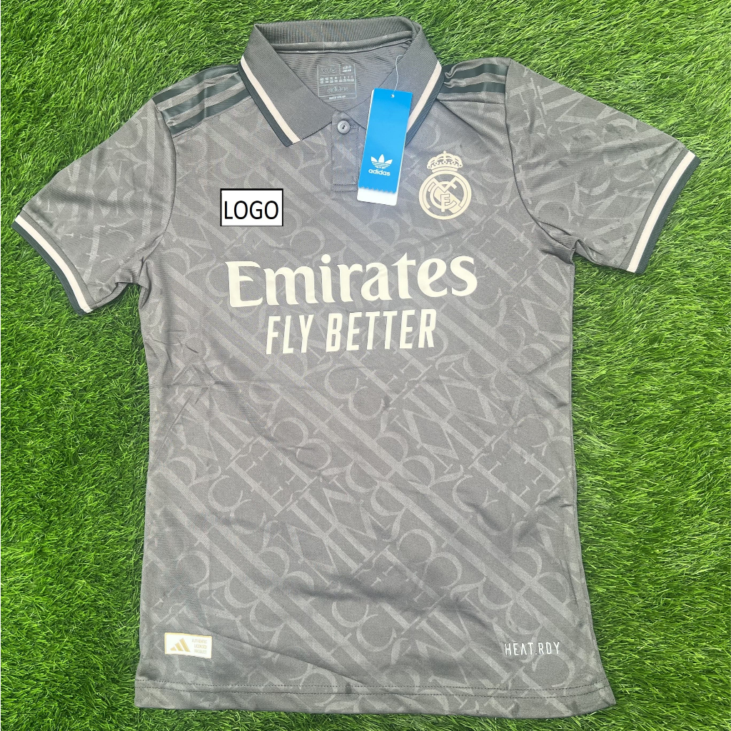 (PLAYER ISSUE) REAL 2024 2025 3RD Jersey Football Shirt PLAYER ISSUE PREMIUM GRADE BEST