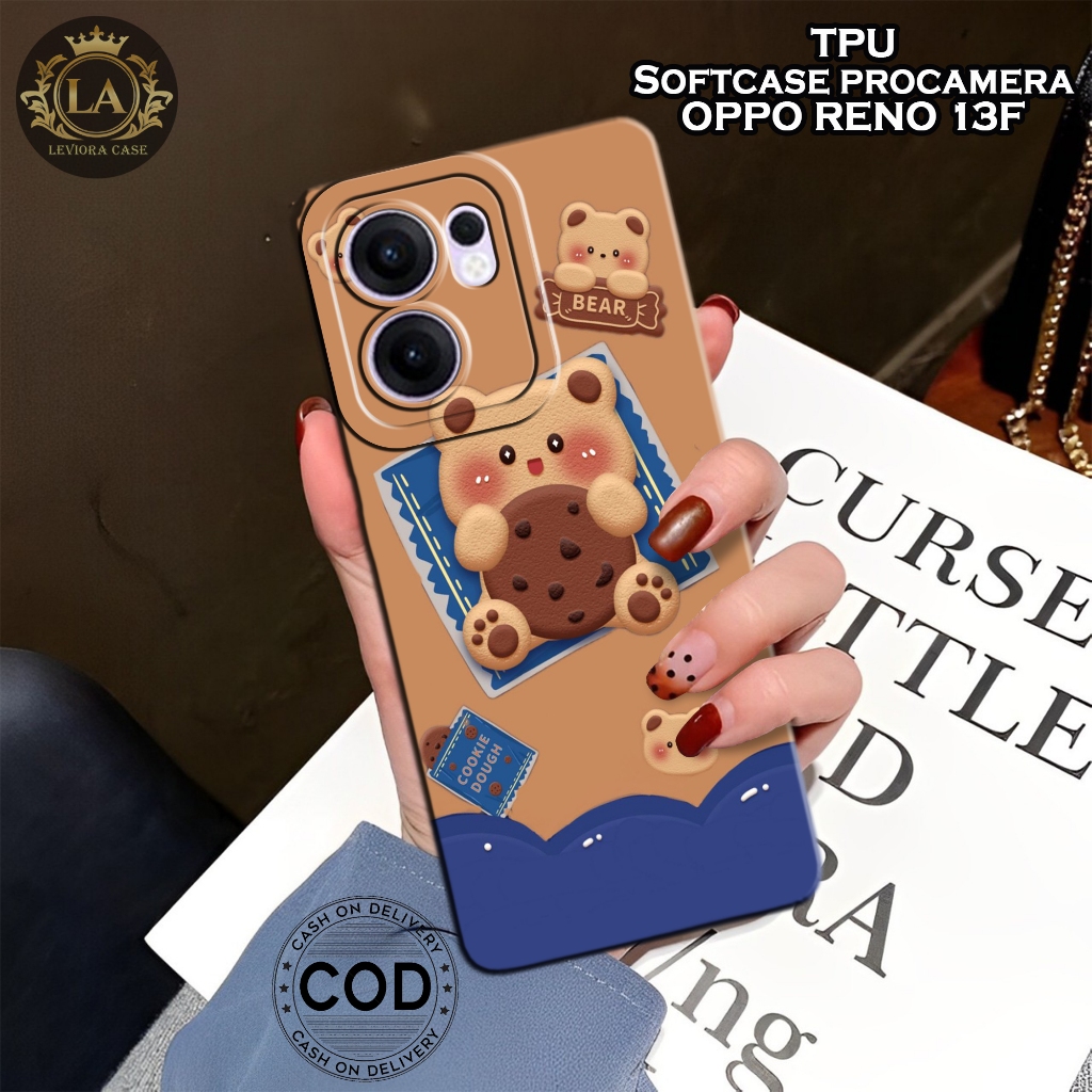 เคส HP ล่าสุด Oppo Reno 13F 2025 - เคส Leviora - เคสแฟชั่น Bear - Softcase Oppo Reno 13F 2025 - เคสก