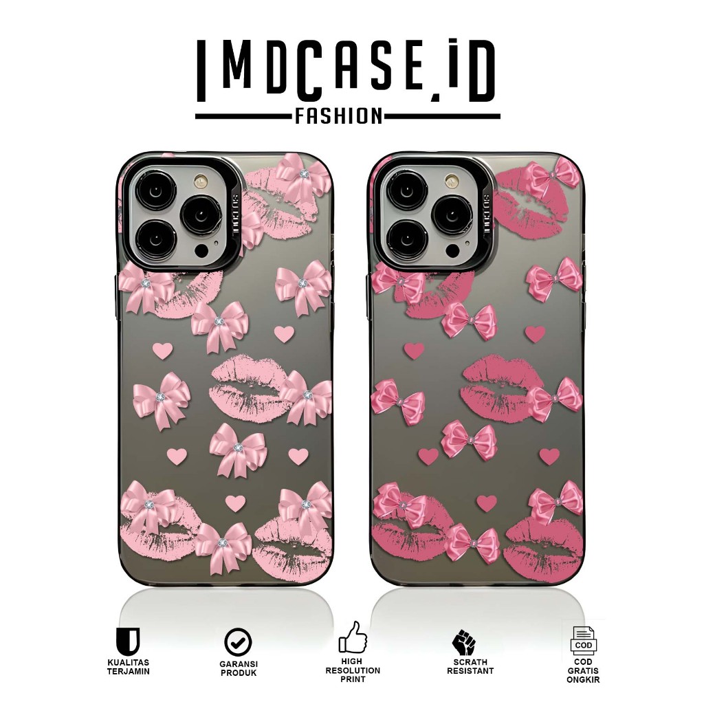 หรูหราริบบิ้นกรณี Imd Matte สําหรับ Samsung A16 A15 A06 A25 A35 A34 A05 A53 5G A54 5G A24 4G A14 4G 