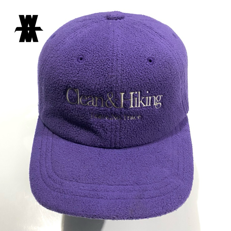 UNGU 8 Second Kr Polar Fleece Clean & Hiking Six Panel Cap สีม่วง OSFA