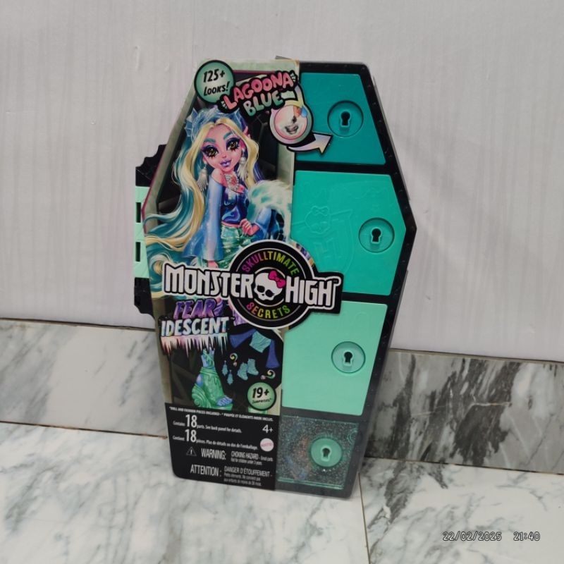 Monster high skullmate secret lagoona สีฟ้า