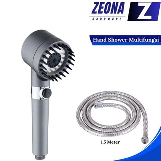 Set Shower Mandi Multifungsi High Pressure + Filter Air ZEONA