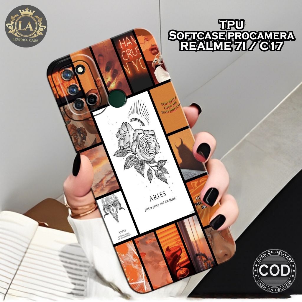 เคส HP Realme 7i / Realme C17 - เคส Leviora - เคส Zodiac แฟชั่น - Realme 7i / Realme C17 Softcase - 