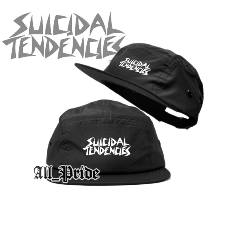SUICIDAL TENDENCIES หมวก 5 แผง - หมวก Snapback ห้าแผง Distro ผู้ชายผู้หญิง