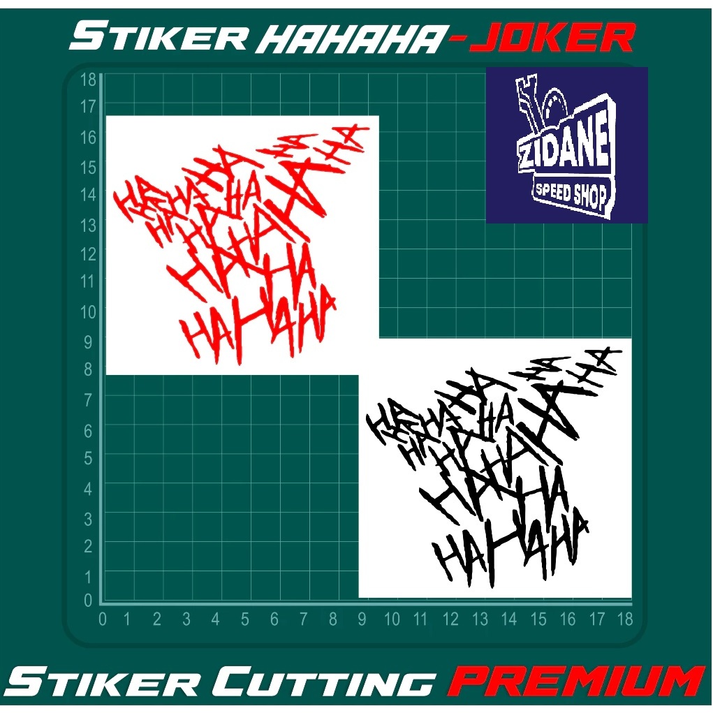 สติ๊กเกอร์ Haha Joker Viral Ha สติ๊กเกอร์ตัด