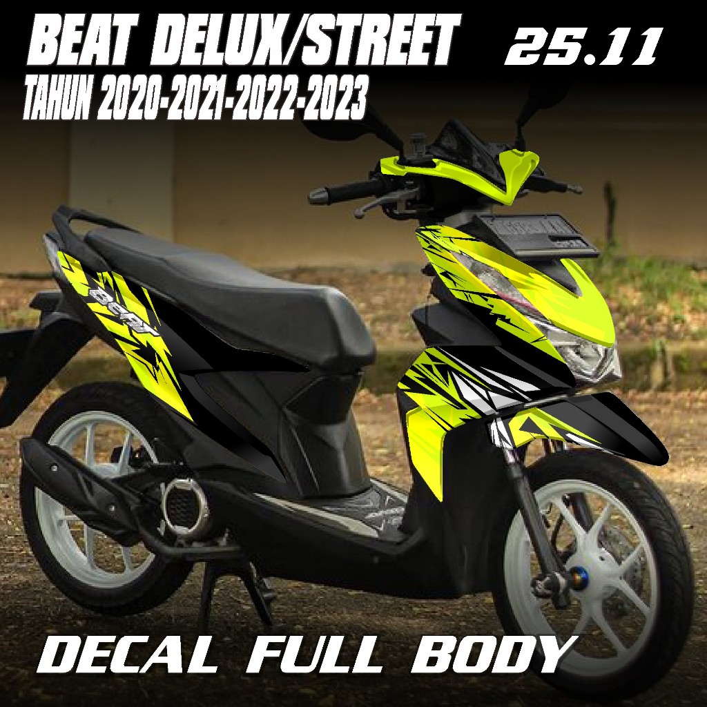 ใหม่ล่าสุด DECAL STICKER BEAT DELUX/STREET 2020 2021 2022 2023 BEAT DELUX/STREET FULL BODY BEAT DELU