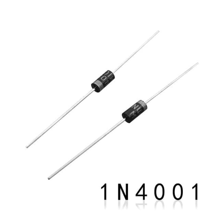 ไดโอด IN4001 4001 1A 1N4001 Axial Lead Fast Recovery Rectifier Diode
