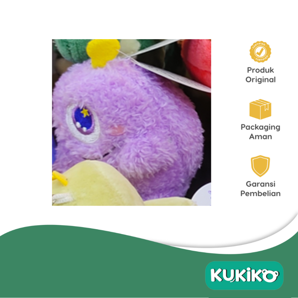 KUKIKO PLUSH KEYCHAIN MONSTER PURPLE YX2444