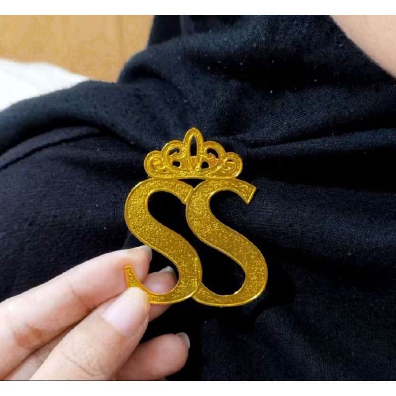 ใหม่ล่าสุด BANGKOK HIJAB ACCESSORIES BROOCH PIN 23K GOLD PLATED