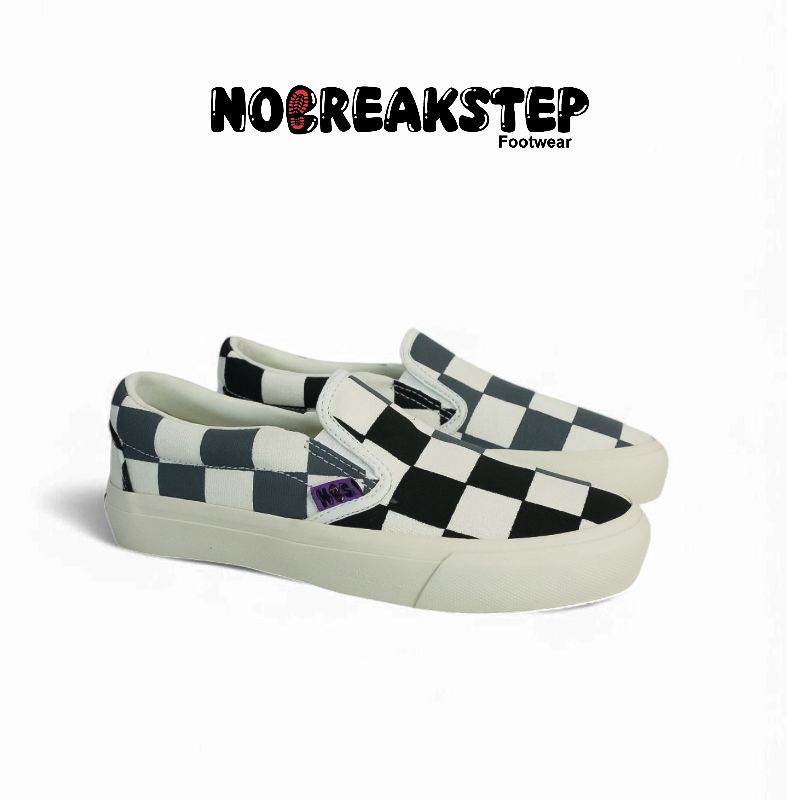 Nobreakstep Slip On Cekboard - Slip On Shoes Slip On Cekboard Big Mens and Womens Shoes