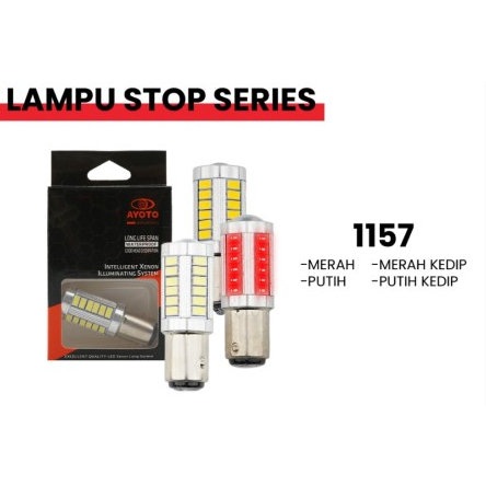 Ayoto 1157 LED DC Stop Lamp สําหรับรถยนต์รถจักรยานยนต์ - ของแท้