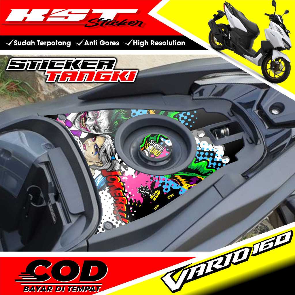 สติ๊กเกอร์ตัด Vario 160 สติ๊กเกอร์ตัดถัง Vario 160 สติ๊กเกอร์ตัดถังแก๊สป้องกันการจางหายใหม่. เซนต์ 01