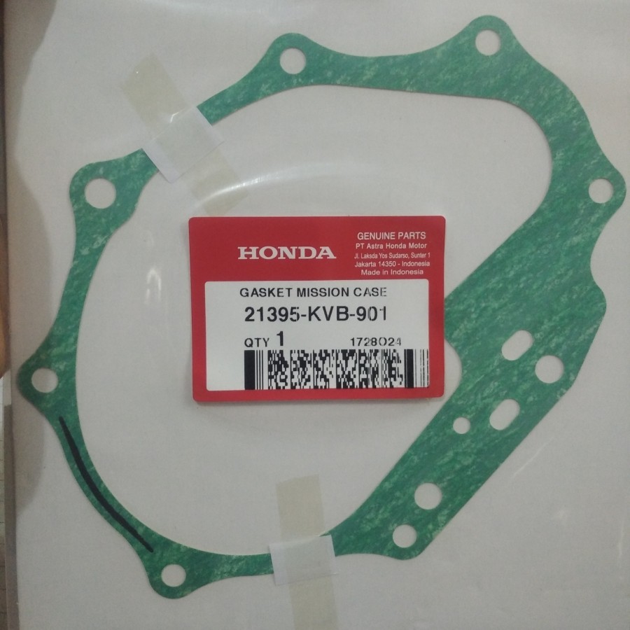 ปะเก็นเพลา CVT สําหรับ Honda Beat Sporty eSP, Scoopy eSP, Vario 110 eSP 21395-KVB-901