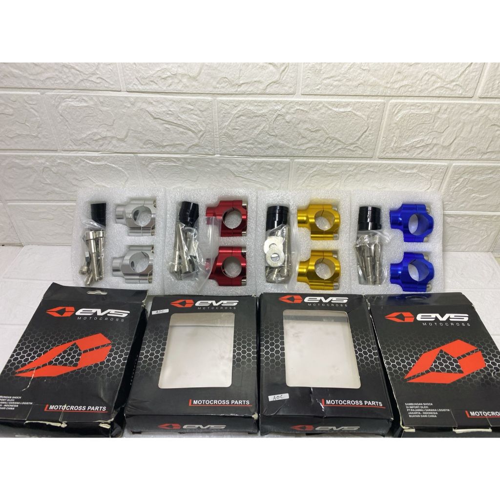 EVS แฮนด์ cnc fatbar เต็มรูปแบบ Raiser สําหรับ KLX CRF 150 DTRACKER ADV CBR 150 ใหม่ BF SATRIA FU NI