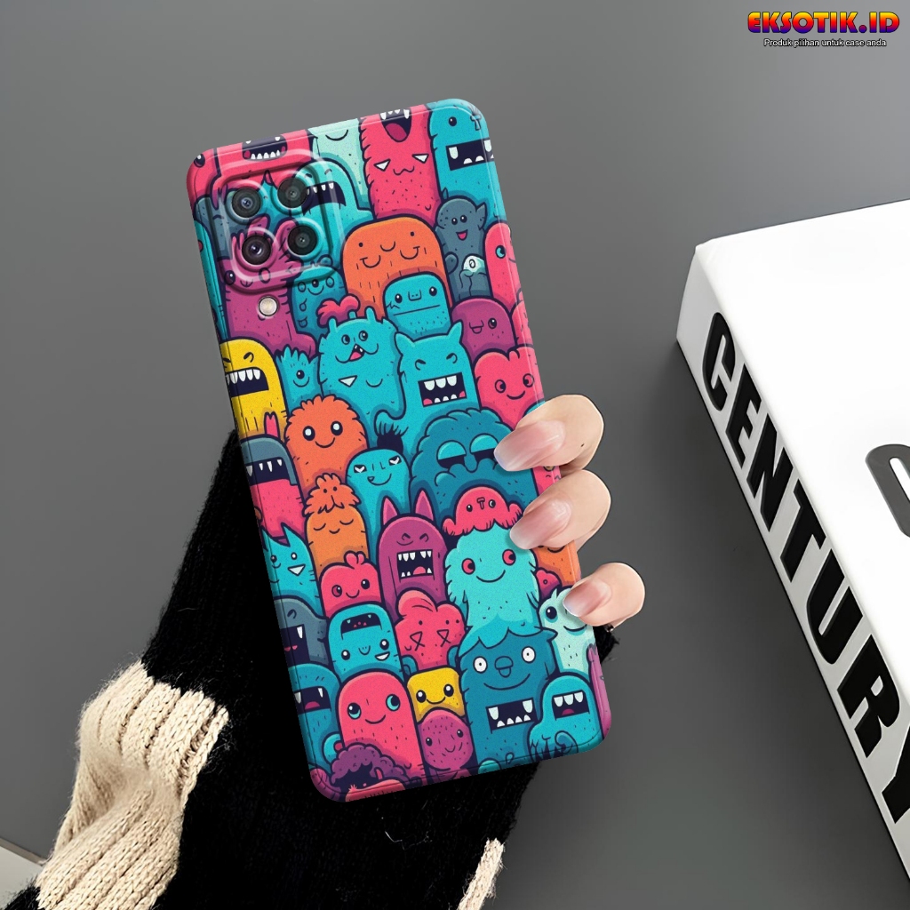 เคส Samsung A22 4G - เคส Samsung A22 4G - เคสแฟชั่น - Samsung A22 4G Silicone - Cool and Cute Motif 