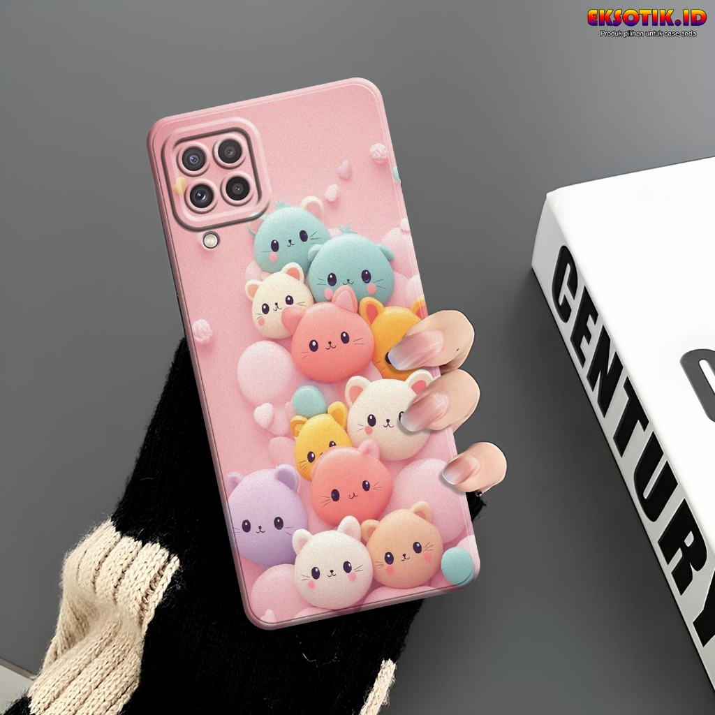 เคส Samsung A22 4G - เคส Samsung A22 4G - เคสแฟชั่น - Samsung A22 4G Silicone - Cool and Cute Motif 