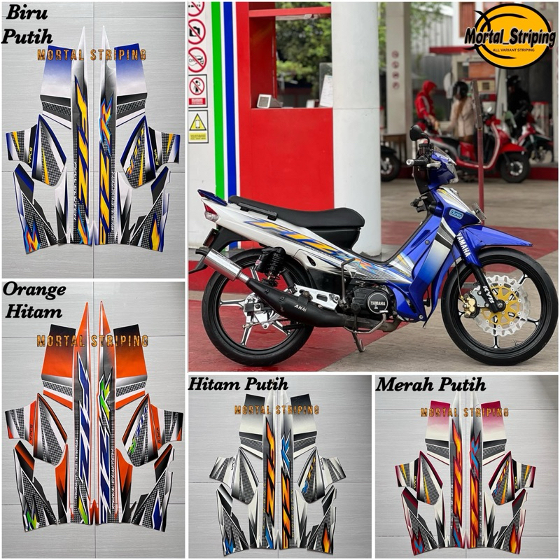 YAMAHA FIZR F1ZR 2004 2005 สติ๊กเกอร์แถบร่างกาย