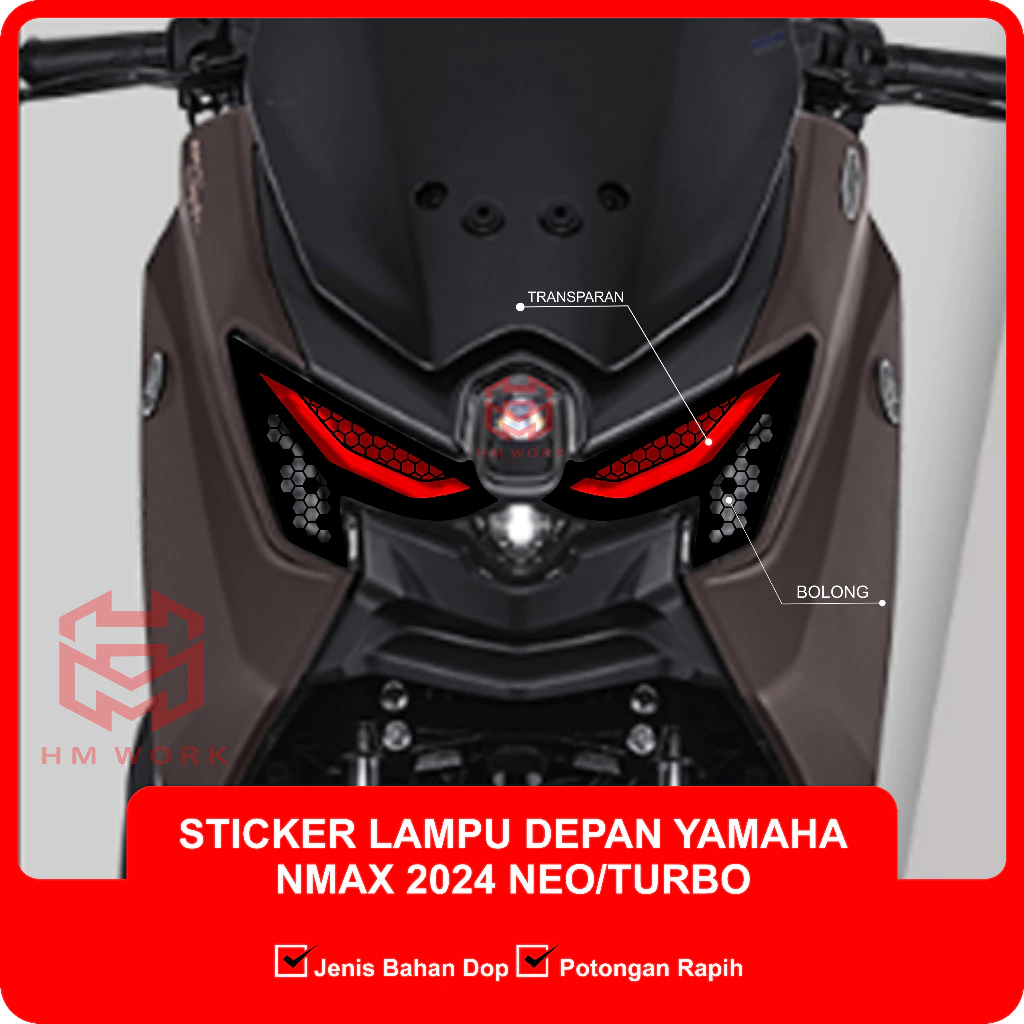 สติ๊กเกอร์ตัด NMAX NEO/TURBO HEADLIGHT (NT02)