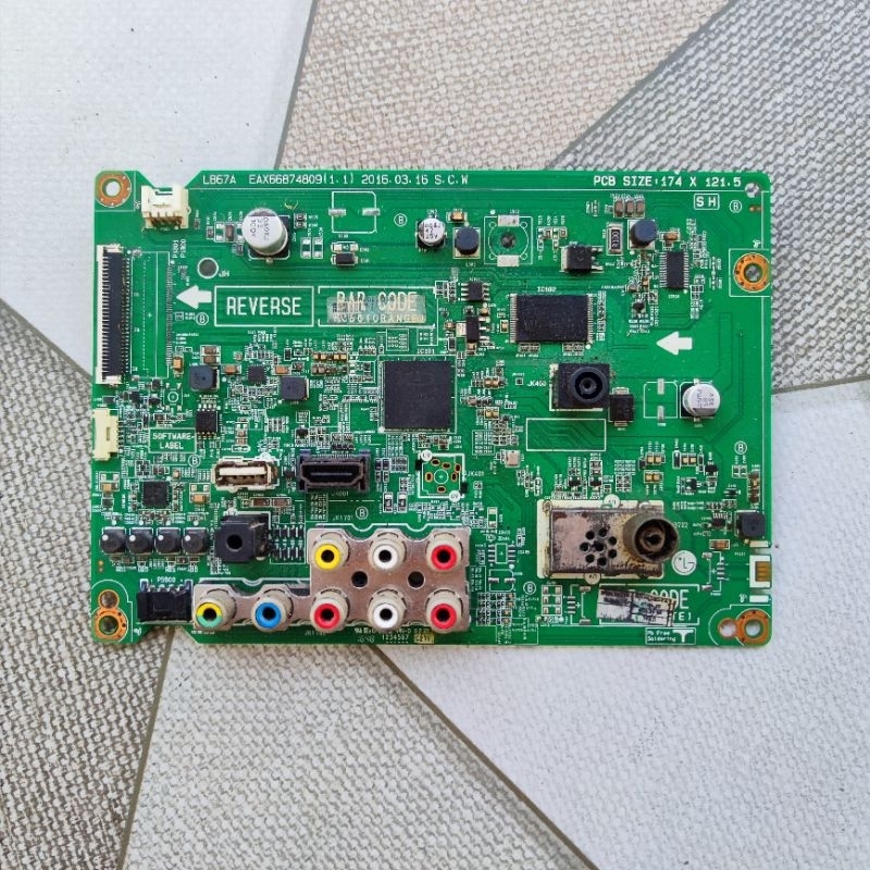 Mb ori mainboard led tv LG 32LH510D 32LH510D-TA