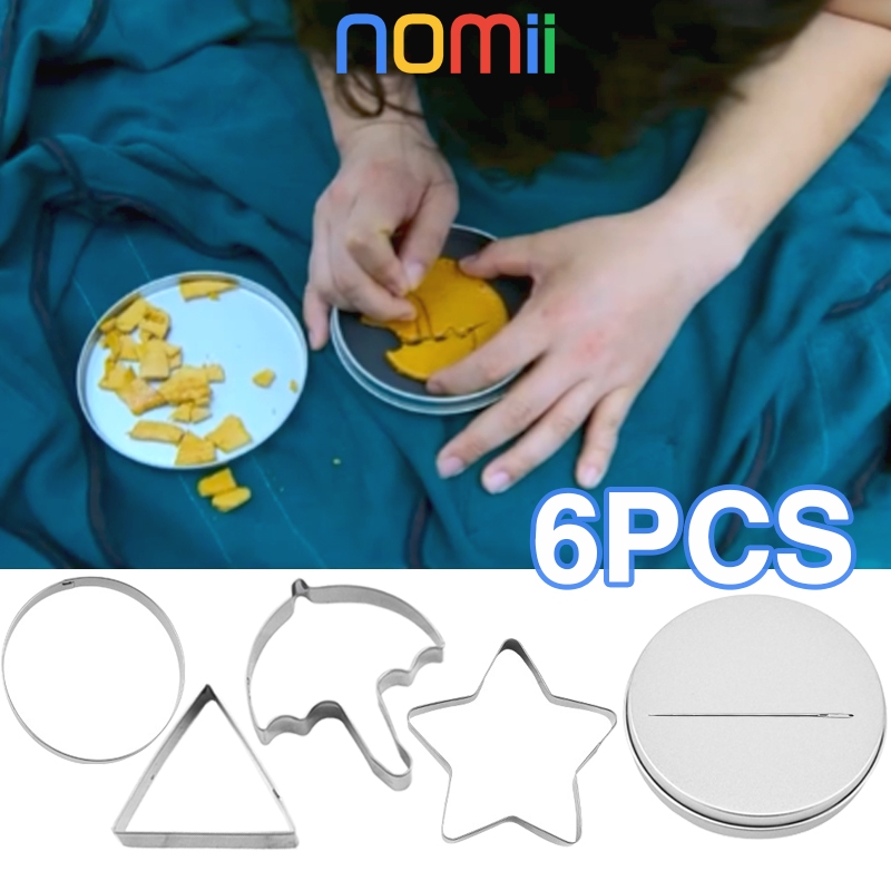 6PCS เกมปลาหมึกสไตล์ Dalgona Candy Molds / Dalgona Candy Molds Bts แม่พิมพ์/แหวนเครื่องตัดคุกกี้