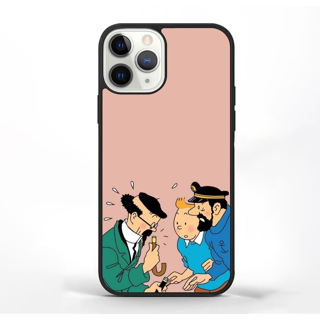 IPhone 16 15 14 13 12 11 X 8 7 6 5 Xs XR Mini Plus Pro Max TPU Rubber Rin Tin Tin and Friends Case