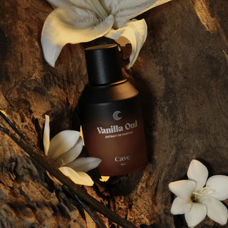 Cave Vanilla Oud Extrait de Parfum 50 ml - Parfum Pria Aroma Oud Vanilla Manis, Maskulin dan Tahan Lama