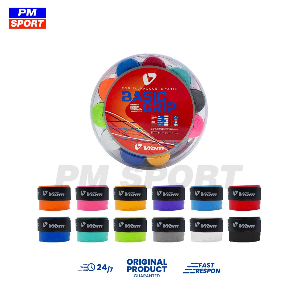 VIOM BASIC BADMINTON CKET RUBBER GRIP THIN ORIGINAL BADMINTON GRIP