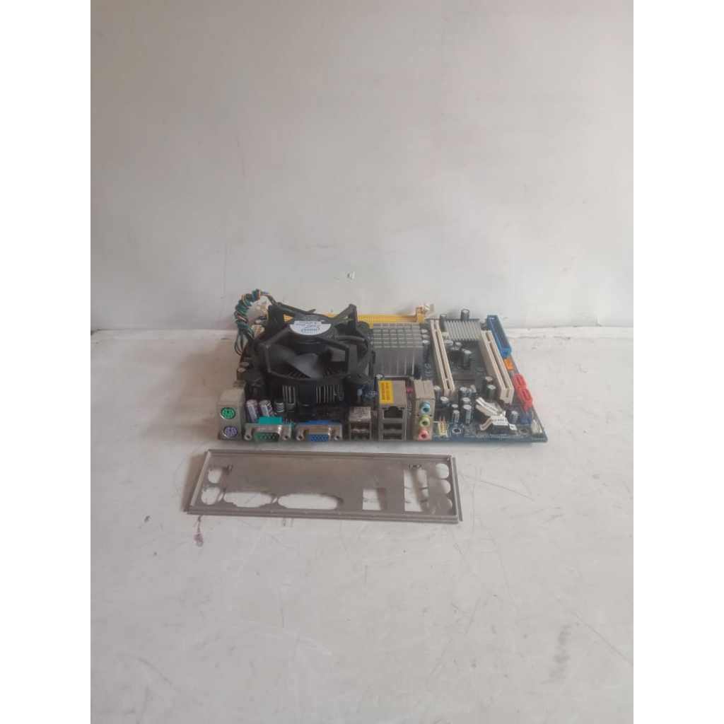 Asrock g31m-vs แกน intel duo e7400 ddr2 lga 775 mainboard สภาพดี