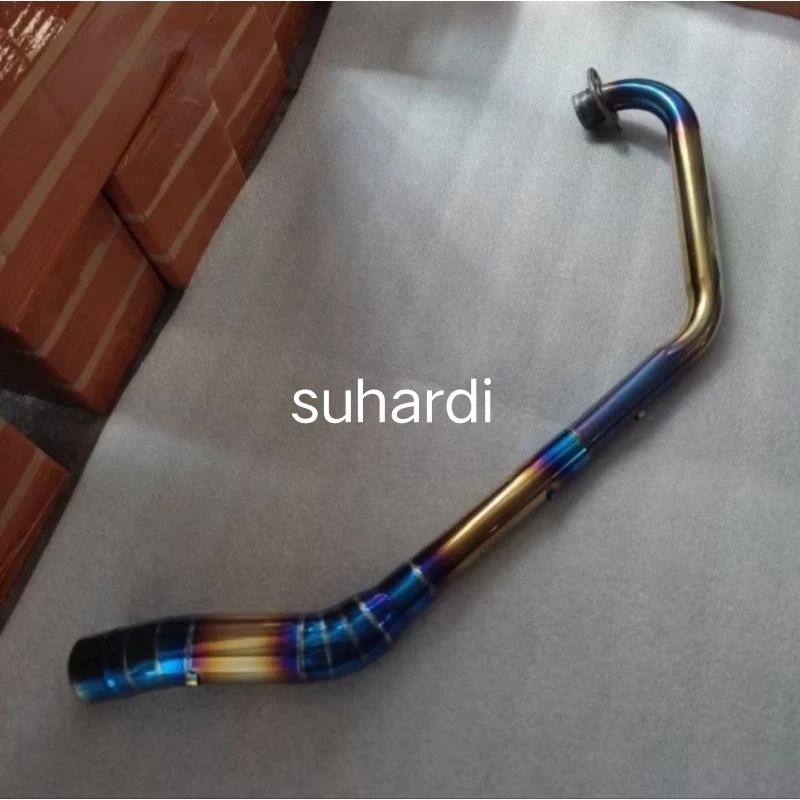 ไอเสียแข่ง 32 มม.ท่อสําหรับ Lc135 4speed/v1 Lc135 5speed/v2 Y15 Y15ZR MT15 XSR 155 Yzf-R15 v1 v2 เก่