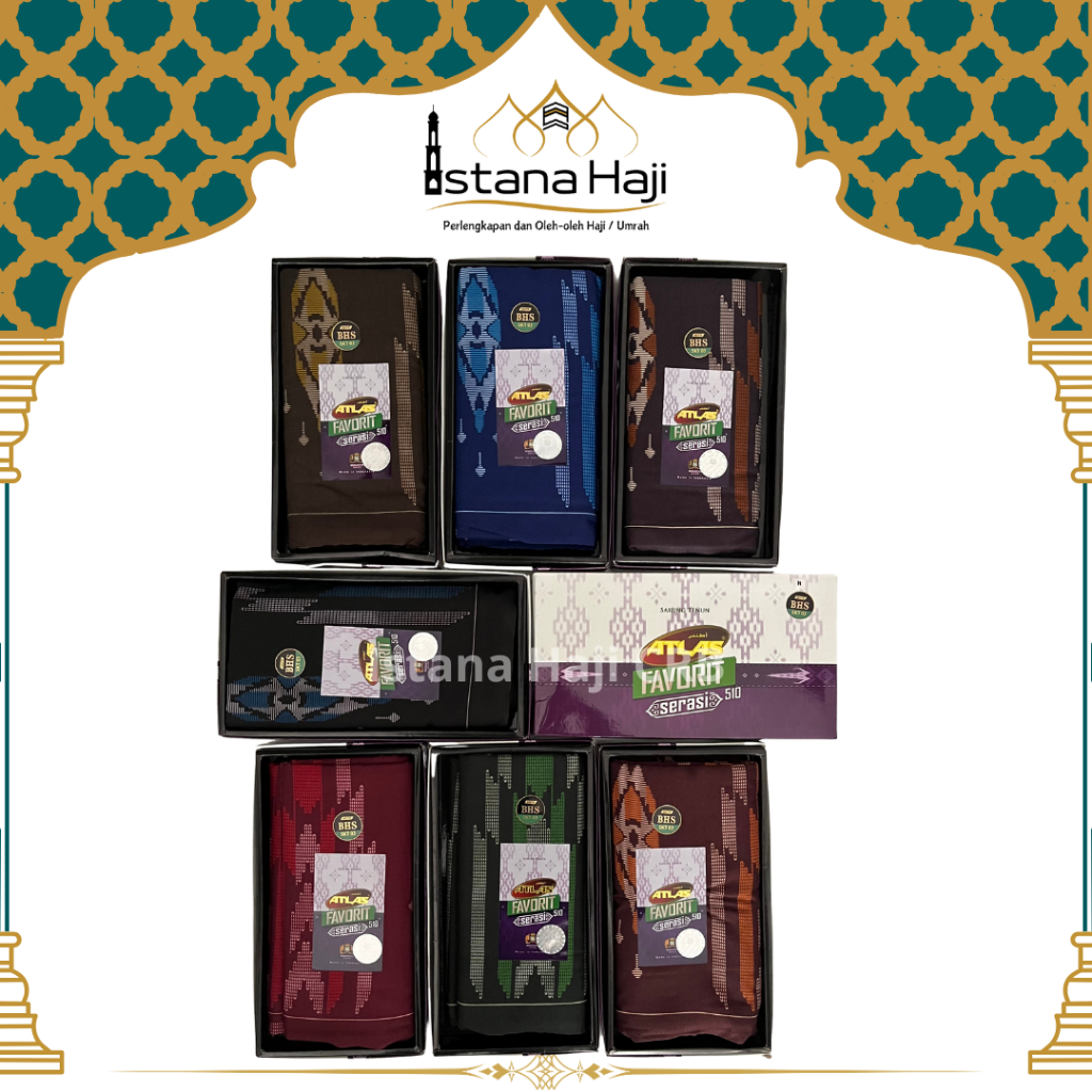 ATLAS Favorite Sarong Matching 510 Motif BHS SKT 03 Soft Material อุปกรณ์สวดมนต์ผ้าซิ่นผู้ชาย