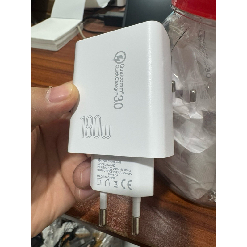 [TR-459] 1 กระปุก บรรจุ 10 ชิ้น Z44 Xwin 180W Original Fast Charging Heavy Shell Charger Head