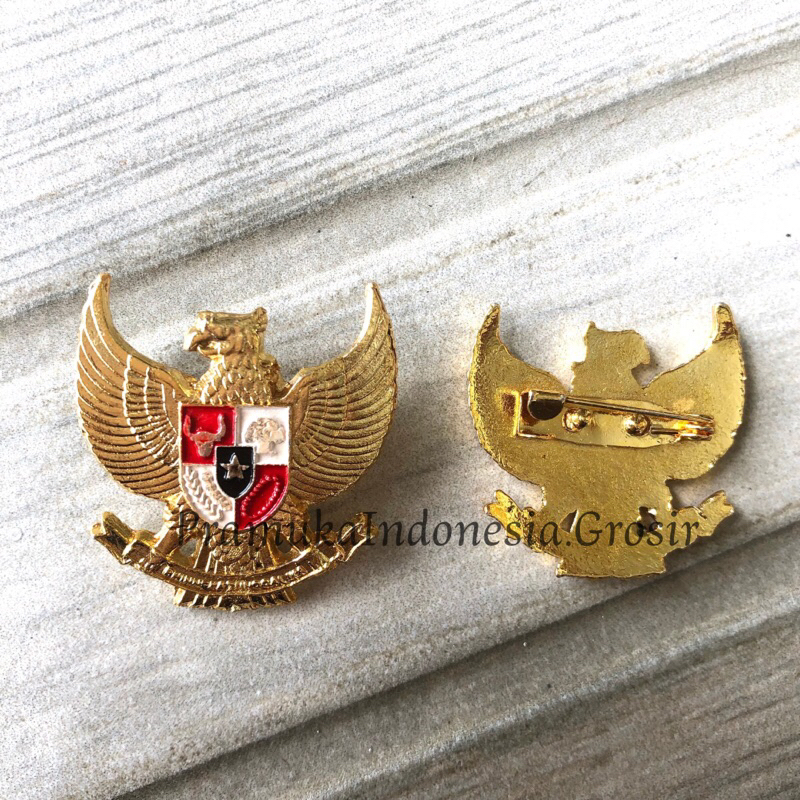 3D TICK CAST BRASS GARUDA PIN / CAST BRASS PASKIBRA PIN