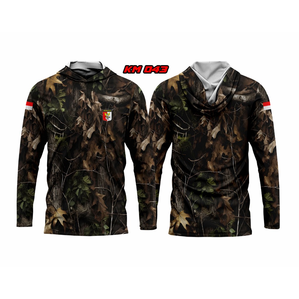 PERBAKIN CAMO HOODIE ผ้าซับใน / เสื้อ CAMO HOODIE / PERBAKIN CAMO JERSEY