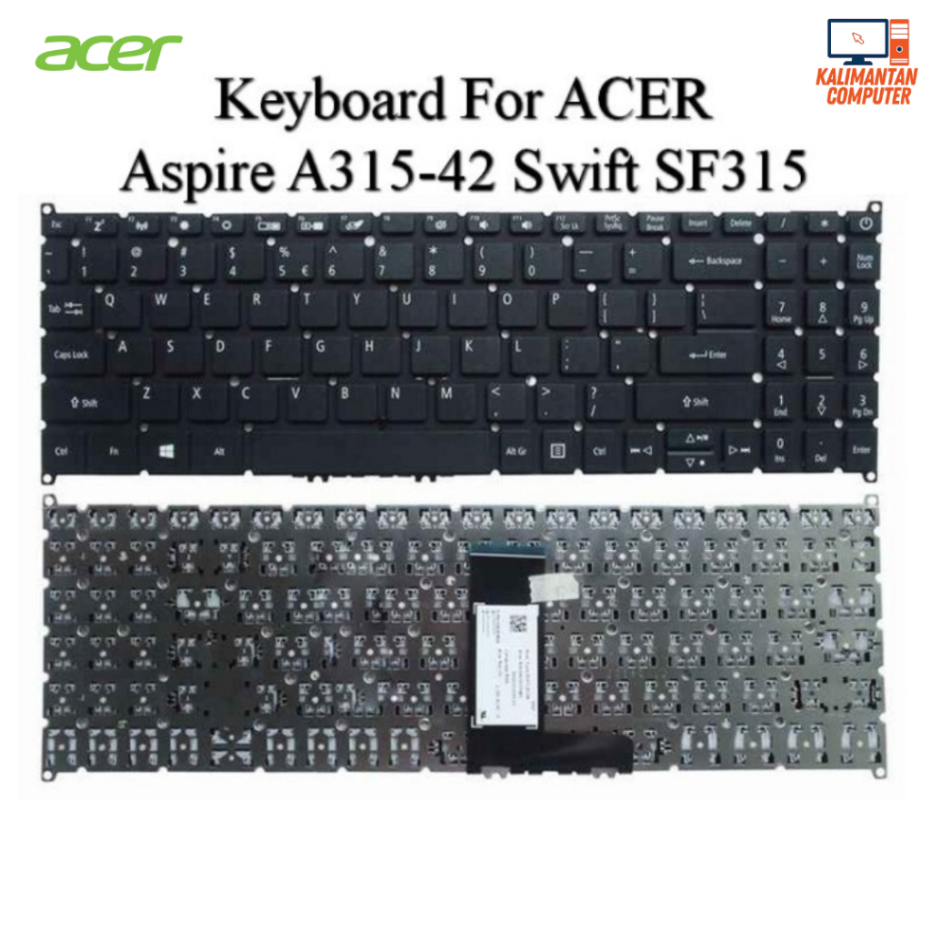 Acer Swift SF315-52 คีย์บอร์ด SF315 Swift 3 SF315-41 SF315-52G SF315-51G SF315-51 SF315-52 A315-31 A